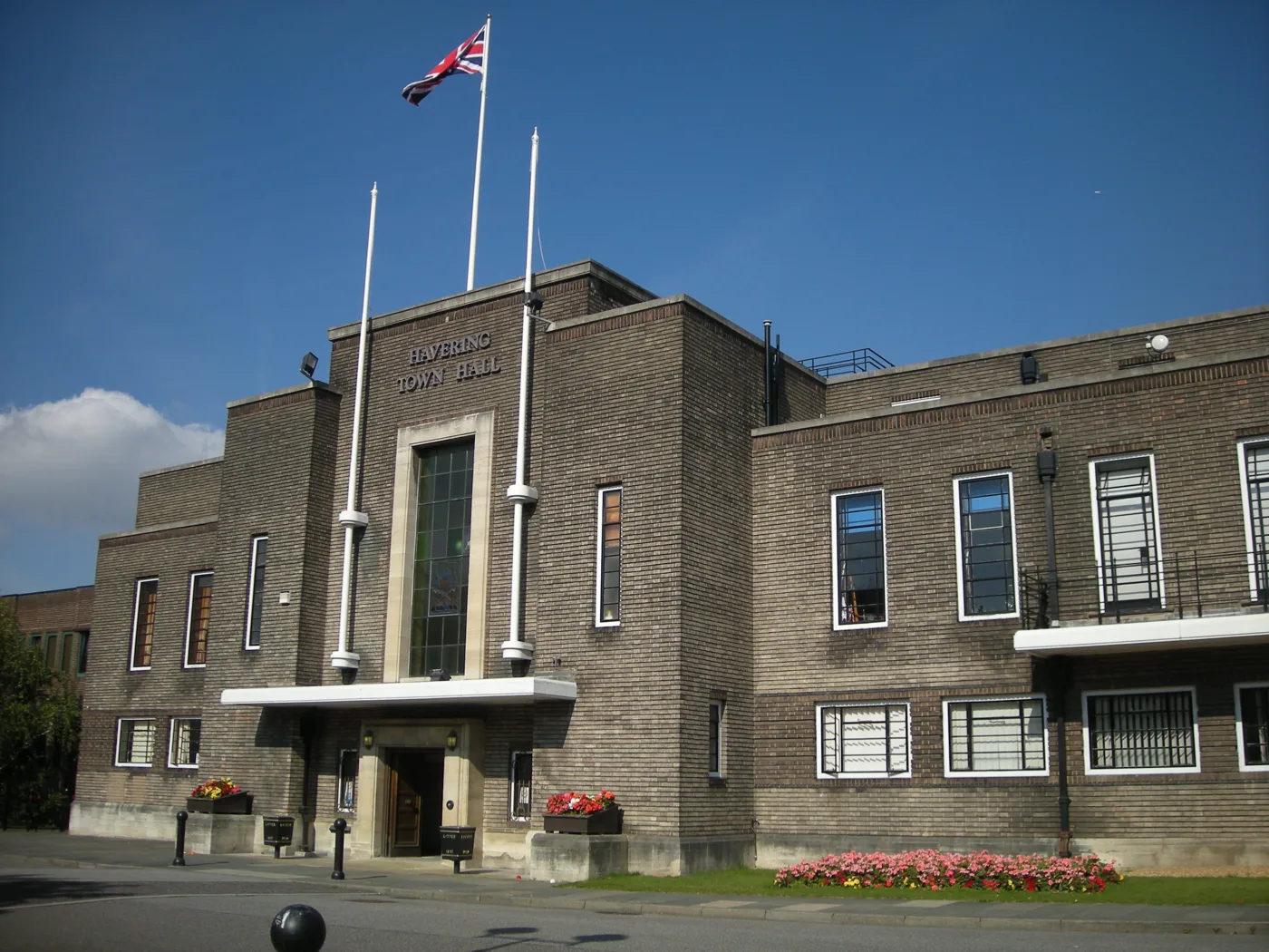 Havering Town Hall on Main Road, Romford, where the planning committee meets. The photograph is a general view.
