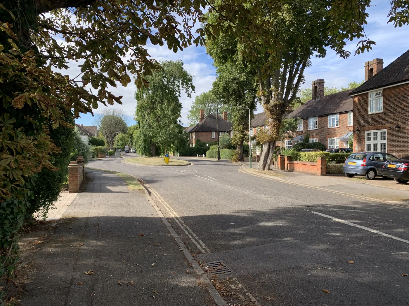 Squirrels Heath Avenue, Gidea Park. Sacks go out on the ground just inside the property boundary by 7am, not in a wheeled bin.